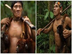 這個原始部落擅長爬樹抓猴子吃！長久下來，腳掌也慢慢有了「神奇變化」！ 