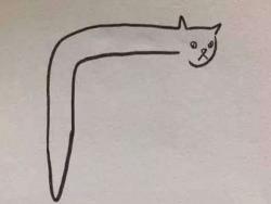老師要學生畫貓，他畫這樣卻得0分！表示委屈：老師根本不懂貓！