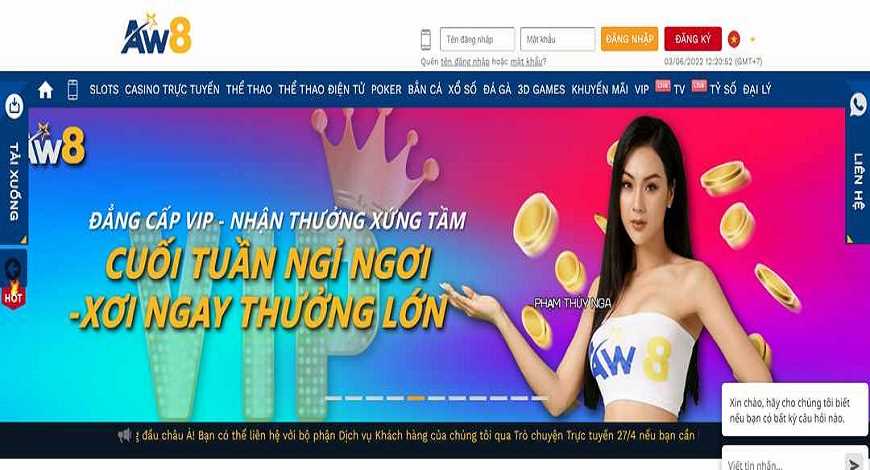 Giới thiệu tổng quan nhà cái uy tín AW8