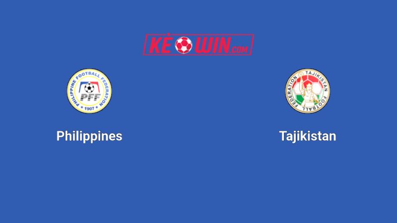 Philippines vs Tajikistan – Kèo bóng đá 18h00 10/06/2025 – Vòng loại Asian Cup 2027